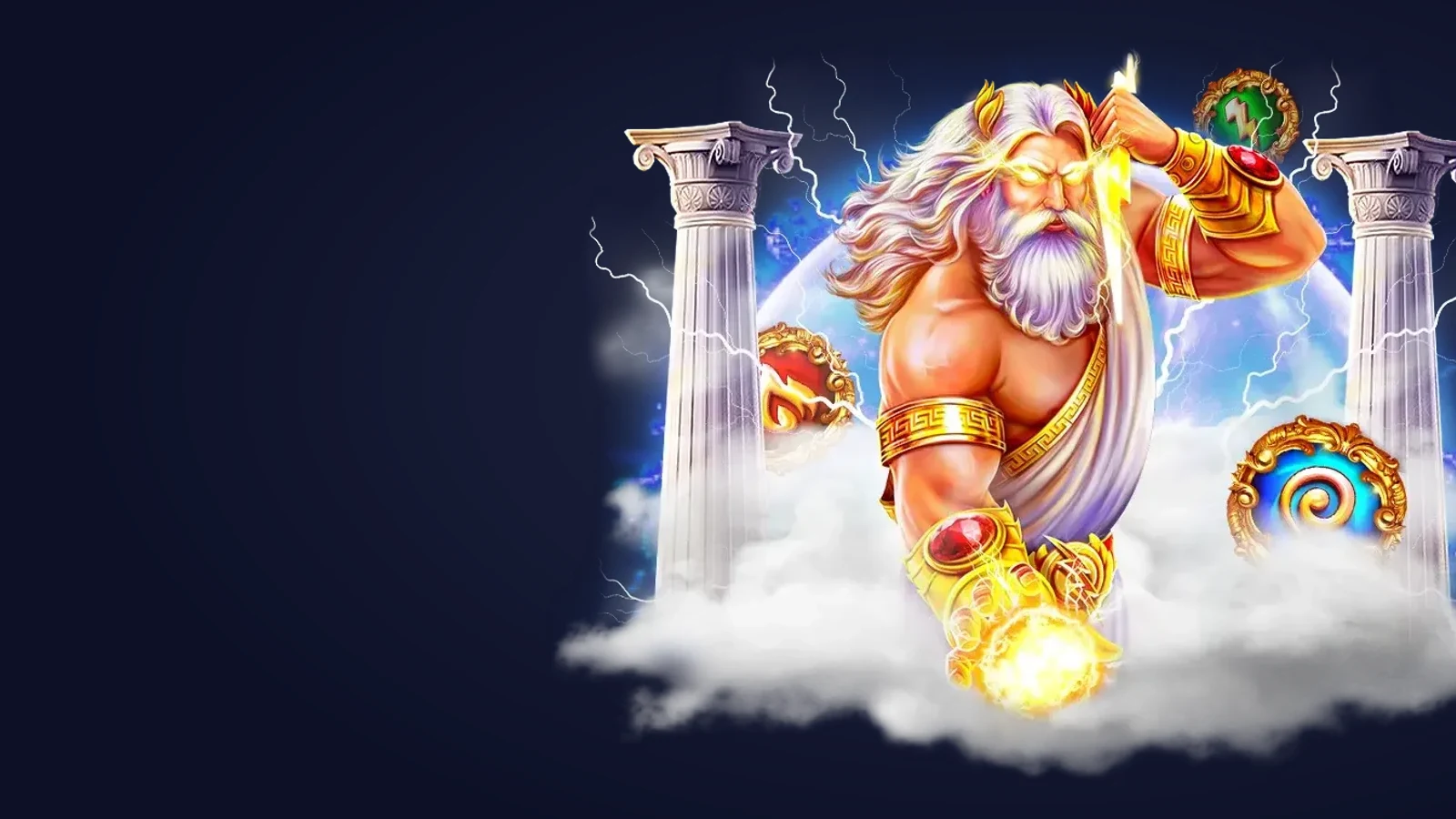 Zeus-Motiv im Hero-Bereich von achina.at